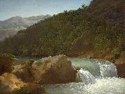 Jean-Joseph-Xavier Bidauld View of the Cascade of the Gorge near Allevard USA oil painting artist